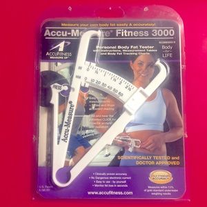 COPY - NEW: Accu-Measure Personal Body Fat Tester Caliper/ Clamps